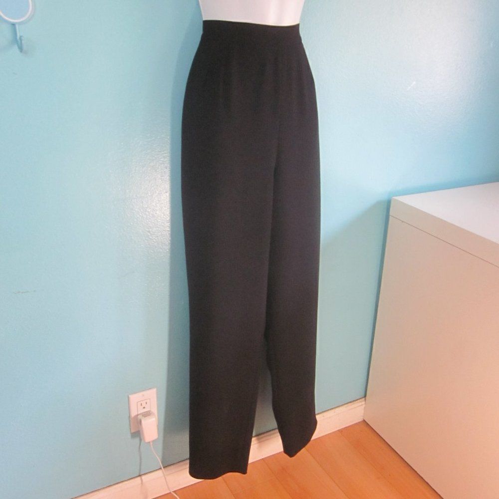 Emanuel Ungaro Womens Vintage Black High Rise Dress Pants 12 / 46 Perfect Cond. - Picture 2 of 9